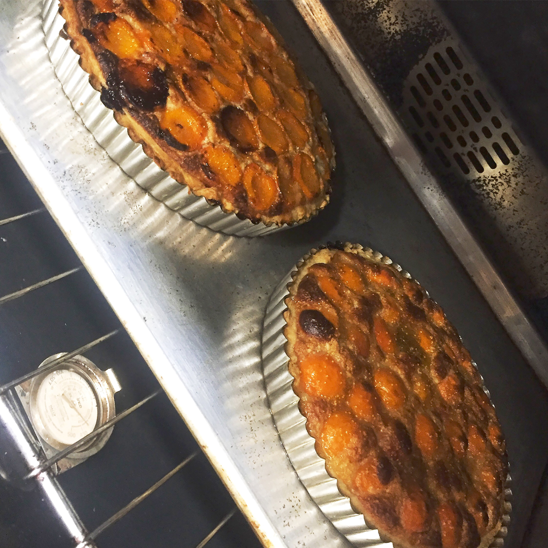 Farish House - Apricot Tartes in Oven